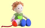 Stoffpuppe Lukas Haba 0981 ab 1 1/2 Jahre 30cm