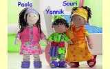 Stoffpuppe Souri 38cm Haba 3700