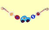 Kinderwagenkette Auto Baby Basic Sigikid 49317 53cm