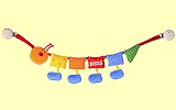 Kinderwagenkette Raupe Baby Basic Sigikid 49318 51cm