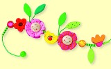 Kinderwagenkette Bl�ten Haba 1036