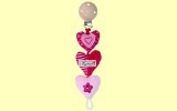 Schnullerkette Herzen Baby Basic Sigikid 49915 16cm