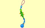 Schnullerkette Crocolini Selecta 1380
