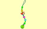 Schnullerkette Farfalli Selecta 1379