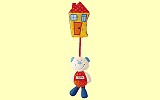 Anh�nger Haus Baby basics 30cm Sigikid 49145