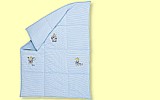 Prinz blau Decke 100x70cm Sigikid 74483