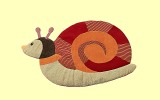 Schnecke Stuart Motiv Krabbeldecke Sterntaler 91228