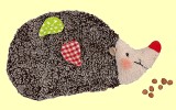 Kirschkernkissen Igel Paul K�the Kruse 74343 27x15cm