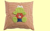 Flip Flap Frog Frosch Kissen Sigikid 47579 42x42cm