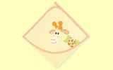 Giraffe Gloria Kapuzenbadetuch 100x100 Sterntaler 16110