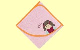 Laura Kapuzenbadetuch 100x100 rose Sterntaler 16115