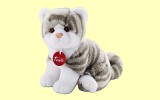 Classic Katze Brad wei�/grau 24cm Trudi 20851