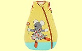 Maus Melina Schlafsack 90cm ohne Arm Sterntaler 94856