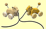 Disney Nachzieh-L�wen Simba und Nala Brio 32249