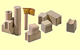 Bausteine Basisbausteine Extrapack Burgturm Haba 3511