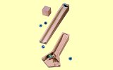 Kugelbahn Bausatz Zusatzpack Links-Rechts-Bahn Haba 1088