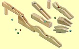 Kugelbahn Bausatz Zusatzpack Buckelpiste Haba 3513