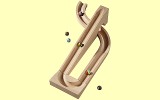 Kugelbahn Bausatz Zusatzpack Kurventunnel Haba 3552