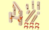 Kugelbahn Bausatz Zusatzpack Baustein-Klemmen und Rampen Haba 3650