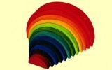Regenbogen maxi 36cm lang 12 teilig Grimms