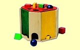 Quatrino Selecta 1502 Steckspiel mit Kugelbahn