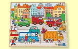 Holzpuzzle Verkehr 9 Teile Chelona 31106