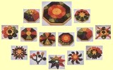 Geometrisches Puzzle Achteck Grimms