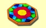 Geometrisches Puzzle Achteck klein Grimms