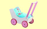 Puppenwagen Blumen Haba 0949