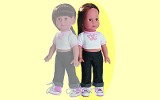 G�tz Puppe Just like me braunes Haar braune Augen