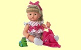 Puppe Badepuppe Maxy Aquini blond 42cm G�tz 1118234