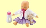 Puppe Baby Trudimia mit lila Rock 30cm Trudi 64119