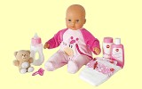 Puppe Baby Trudimia mit Schlafanzug Giraffe 30cm Trudi 64153