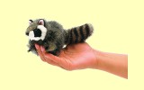 Fingerpuppe Mini Waschb�r Folkmanis 2646