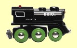 Brio Bahn Schwarze Lok mit 4 Radantrieb Brio 33247