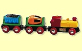 Brio Bahn Zug mit Batterielok Brio 33535
