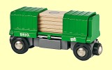 Brio Bahn G�terwaggon mit Ladung Brio 33561