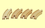 Brio Bahn Kurze Gebogene Gleise Brio 33337