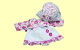 Puppenkleidung Baby 30cm-33cm Sommerkleid Blumen G�tz 3401735
