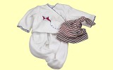 Puppenkleidung Baby 30cm-33cm Anzug maritim G�tz 3401840