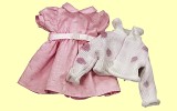 Puppenkleidung Baby 30cm-33cm Kleid pink G�tz 3401851