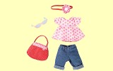 Puppenkleidung Set Jeans-Set Alina 30cm Haba 3947 ab 18 Monate