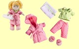 Puppenkleidung Set Pyjama Haba 3970 30cm + 34cm 