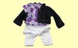 Puppenkleidung Stehpuppe 45cm-50cm Jeansjacke G�tz 3401865