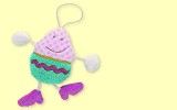 Anh�nger Osterei Sigikid 37273 pink-gr�n 