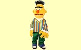 Handpuppe Bert aus Sesamstrasse Living Puppets SE201