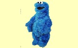 Handpuppe Kr�melmonster aus Sesamstrasse Living Puppets SE203
