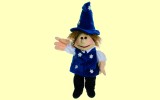 Handpuppe Fidibussi Zauberer 35cm Living Puppets W411