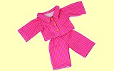 Handpuppe Bekleidung 35cm Pyjama Living Puppets W322