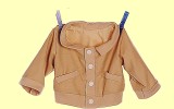 Handpuppe Bekleidung 65cm Jacke beige Living Puppets W458